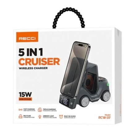 شاحن وايرلس 5 في 1 شكل العربيه الترند